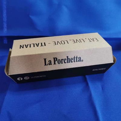 品質  Hamburger,snack and food corrugate packaging box with customsized design with cheaper price 工場