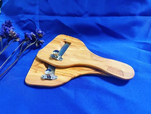 品質  New style truffle slicer Olive wood with customized logo 220x110x8mm 工場