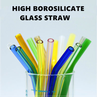 品質  Heat Resistant Drinking Borosilicate Glass Straw Eco Friendly 工場