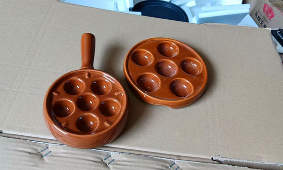 6 スロット 丸 陶磁 スクラッグ プレート 柄 パーソナライズ 色の