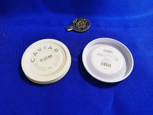 0.28mm 食品用 缶詰 カビアール 包装 真空 缶詰 10g 印刷付き