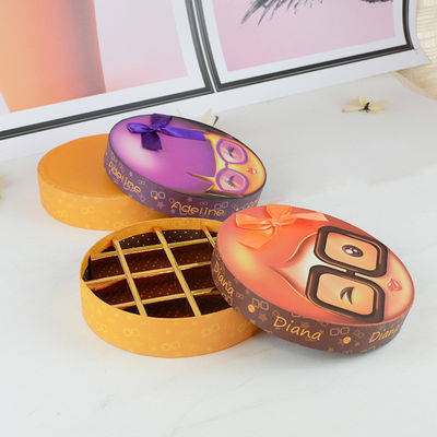 パーソナライズド 空っぽのチョコレート ギフトボックス CMYK / パントーン またはカスタマイズされた色