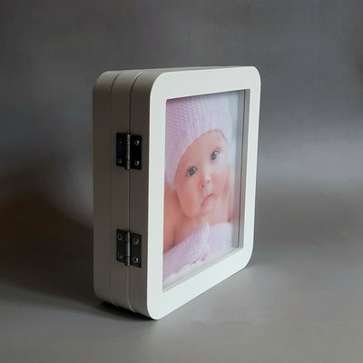 パーソナライズされた木製の写真フレーム 贅沢な3つの写真フレーム ロゴ印刷