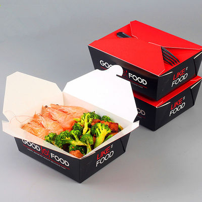 紙製の食品包装箱 持ち帰りランチ ミニ小売用包装箱