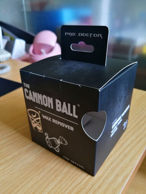 プリント フラットブラックキャノンボール オーダーメイド紙箱 包装 子供のボール
